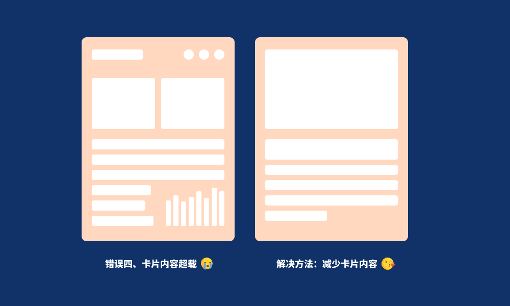 卡片内容超载
